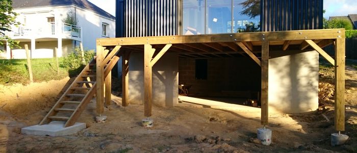 Structure terrasse pin du nord classe 3